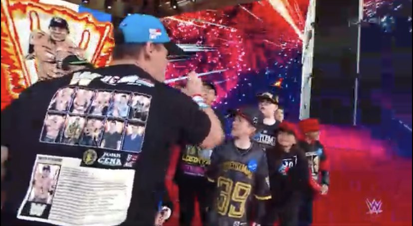PublicEnemiesHQ's tweet photo. This is the best #Wrestlemania entrance of John Cena’s career hands down 🥲 https://t.co/LULZZVWMVm