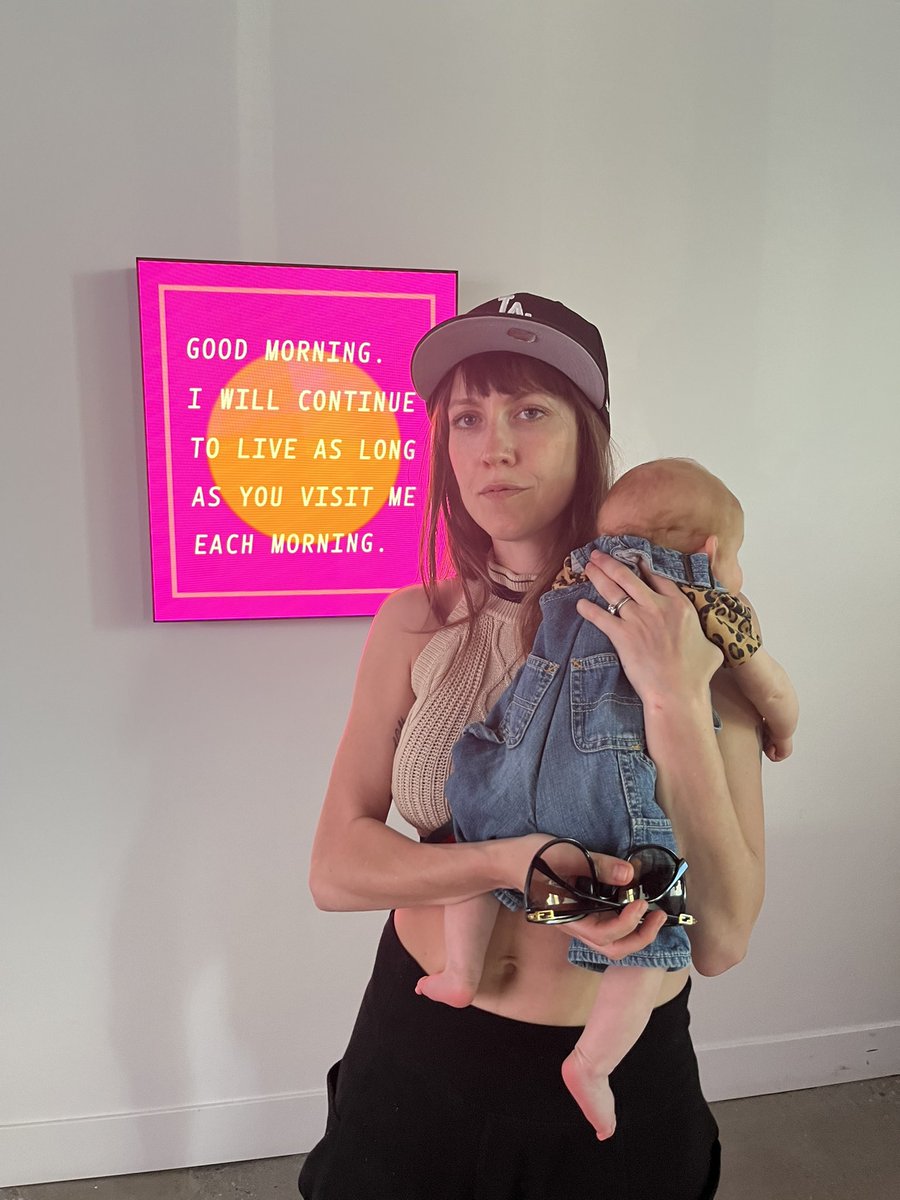 Equally special was going afterward to <a href="/vellumla/">Vellum LA</a> to hear @HofstadterKatie talk about works by <a href="/miss__sammie/">Sammie Veeler</a> <a href="/laurenleemack/">Lauren Lee McCarthy</a> <a href="/madebyoona/">OONA</a> @Edgar_Frias_ <a href="/LansKing/">Lans King</a> <a href="/CASSILSArtist/">Cassils</a> <a href="/epoch_gallery/">EPOCH</a> et al in her curated show Lifelike