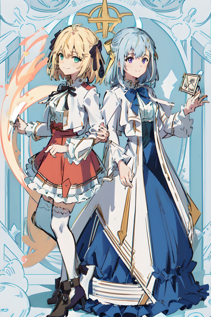 Lain84's tweet photo. MagiRevo Cards #AI #MagiRevo #アニスフィア・ウィン・パレッティア #ユフィリア・マゼンタ #Anisphia #Wynn #Palettia #Euphyllia #Magenta https://t.co/KB5PVuopb6 https://t.co/4L0v9hqrL6