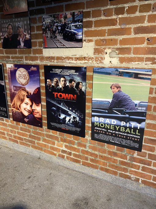 i just think it&rsquo;s nice that fenway has an area dedicated to the three greatest movies ever made https://t