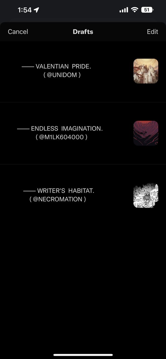 / Plan on getting the ball rolling soon, for now there's three muses I wanna drag in first and introduce others as it gets deeper.

Not sure when I'm gonna write these up, but it should be relatively soon.