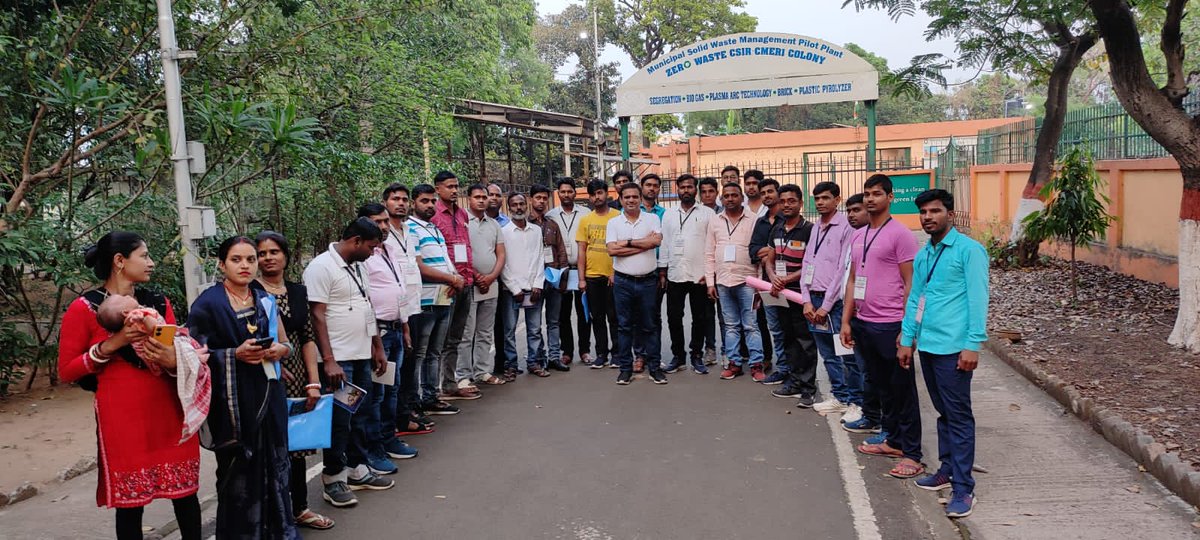 CSIR_CMERI's tweet photo. 10 days hands-on #Training programme on Integrated Municipal Solid #Waste Management System was conducted by @CSIR_CMERI  in collaboration with UWS&amp;SSAN from 22nd-31st March, 2023. 31 participants from different districts of Bihar participated in the programme. https://t.co/XixKuQ83lE