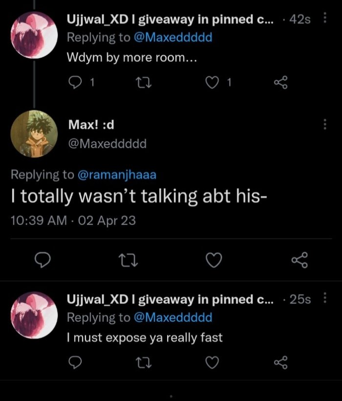 Ujjwal_NotFound's tweet photo. Exposing @Maxeddddd for being SUS as f---- and lying about being a boy 💀
#maxExposed #MaxIsSus
(Jks) https://t.co/Idd72Ttp4I