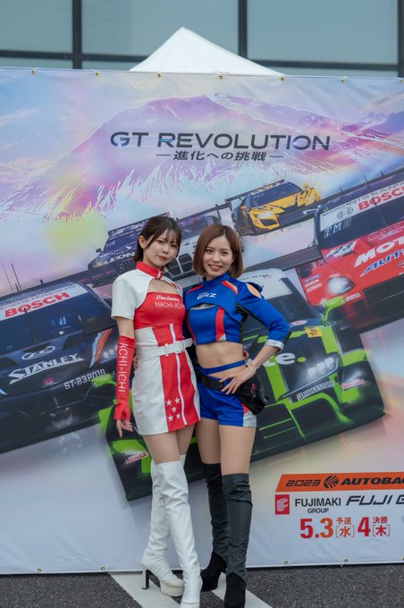 オートバックス東雲に来てみた😊須藤セリナ( )さんらいな( )さん#64号車#スーパーGT#SUPERGT#サーキットに