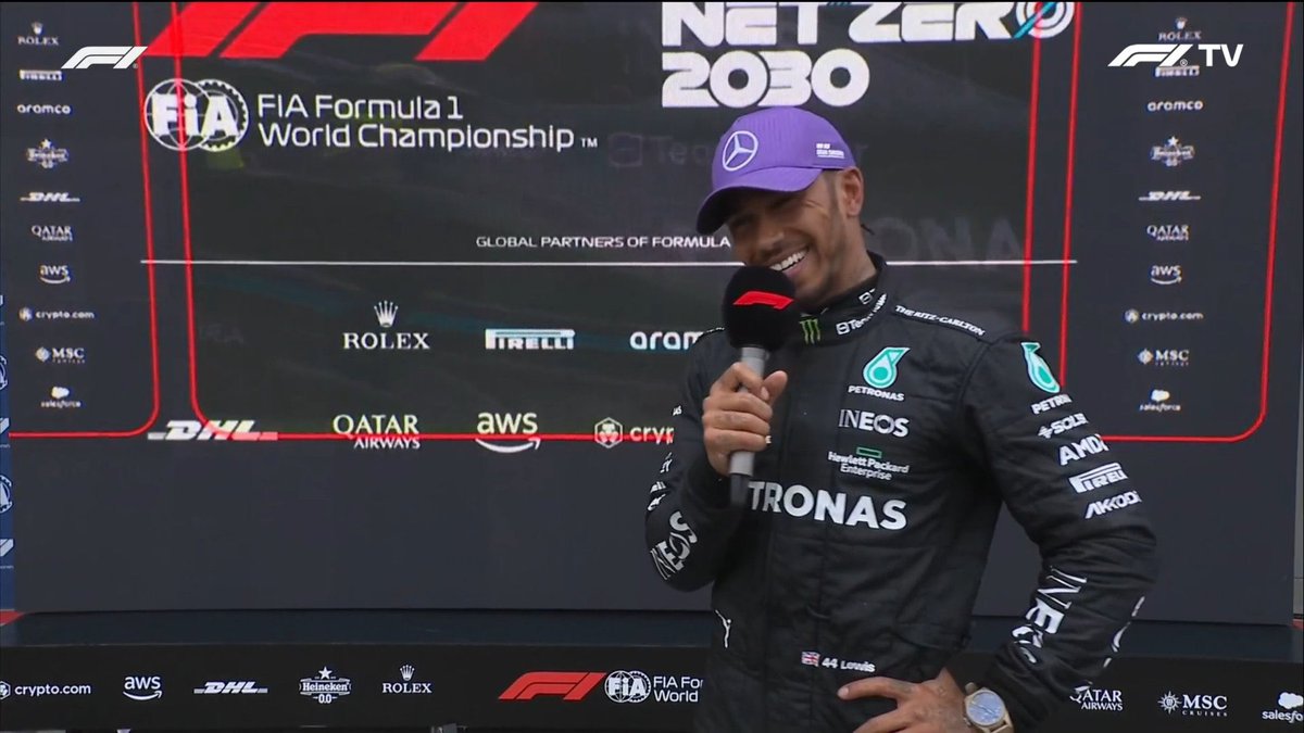 halphatory's tweet image. F1 is so much more entertaining when Lewis is battling for first