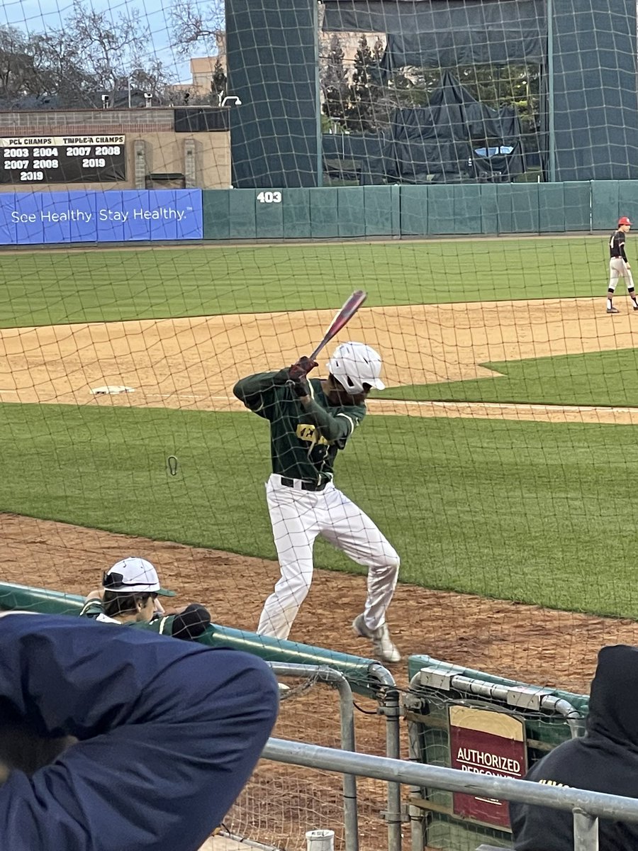oldmantalen's tweet photo. Thankyou for the oppurtunity too play at the @RiverCats stadium had a great time and got the dub for @JohnFKennedyCo1  @SacStBaseball @PG_Uncommitted @PBR_Uncommitted @wvc_vikings @SacCityBaseball https://t.co/RlJP7qbYX7