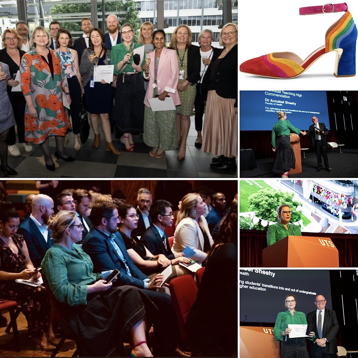 I want to say a special thank you to @LorettaMusgrave for being my “plus one” at the UTS Vice-Chancellor’s Learning and Teaching Awards Ceremony and my #DJANGOANDJULIETTE shoes which happily escorted my feet. I can say they were quite snazzy and comfortable. @utsSoNM @UTS_Health