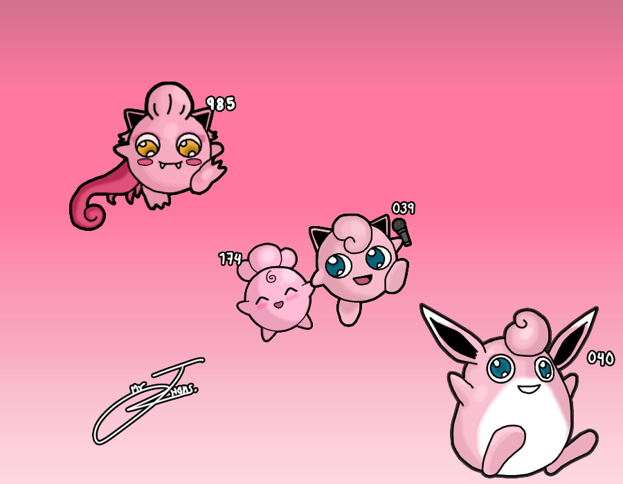 MrJhons900's tweet photo. Pokedex: 039 - 040 - 174 - 985
"Jigglypuff Line Evolution + Scream Tail"
#jigglypuff #colagrito #wigglytuff #pokemonfanart #pokedex #screamtail #paldea #shinypokemon #digitalart https://t.co/YMUYxi09jl