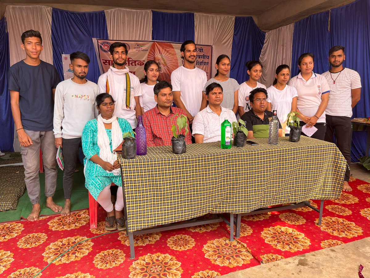 NikitaDahriya04's tweet photo. Intellectual session conducted during 7 days unit camp 

@nssggcuCG @ggv_smc @chakrawalalok @GovernorCG @NssChhattisgarh @askabir_ @NSSRDBhopal  @_NSSIndia @NssrdB @YASMinistry  @pankajsinghips @PMOIndia  @Nyksindia  @ianuragthakur @umeshpansari1 @pibyas @sanjayavin https://t.co/b0QG0FDG8y