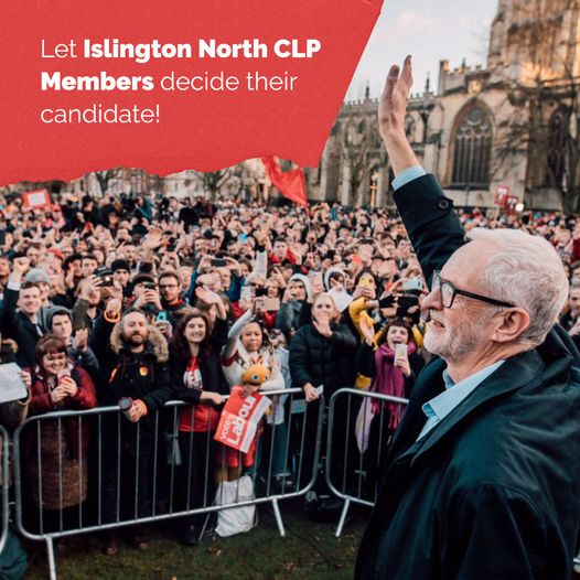 📷 ACTION ALERT 📷
1. Add your name 📷 bit.ly/letmembersdeci…
2. Pass it on & say #IStandWithJeremyCorbyn 
Join 60,000+ in saying 'Let Islington North's members decide their candidate!'
via Labour Outlook