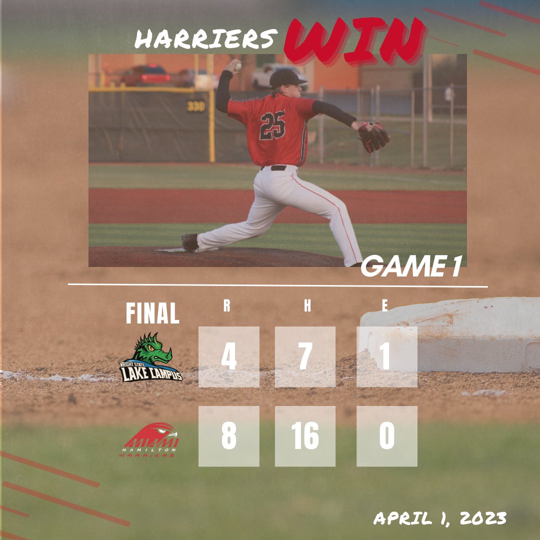 harrierbaseball's tweet photo. *ANOTHER* Doubleheader sweep😏 🧹 https://t.co/yYYFDohmc6