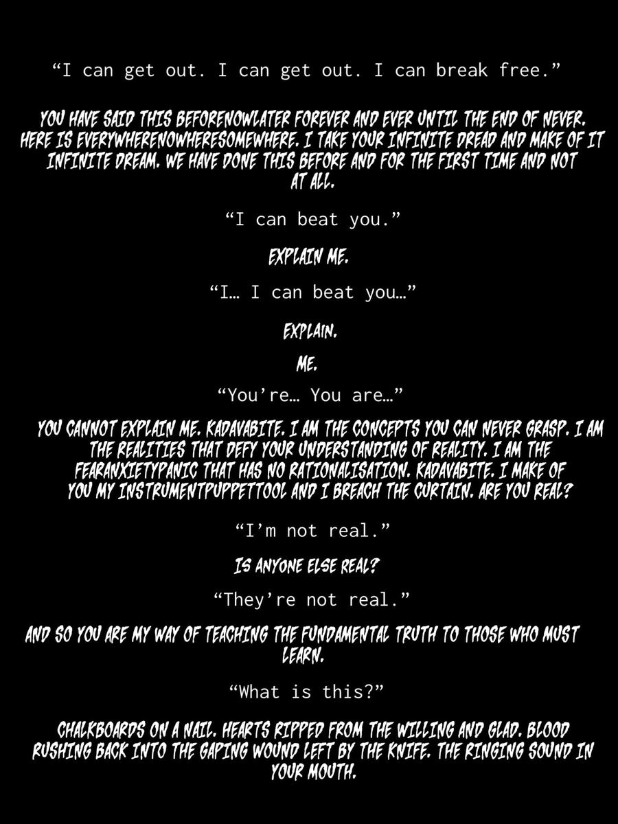 _Godotto's tweet image. Okay I might as well actually try a little promotion
Hi I&apos;m Alex Weiss, sometimes I write for my friend David Watkin&apos;s webcomic about C-lister superheroes and ELDRITCH HORRORS

Art by Maxy3210, comic written by me and David and text segment written by me

webtoons.com/en/challenge/e…