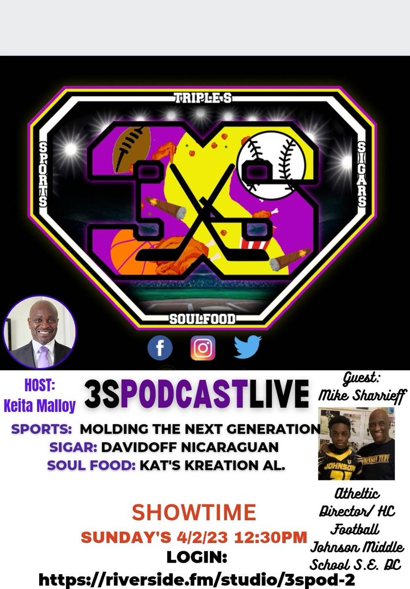 MichaelSharrie1's tweet photo. I will be on the air this Sunday, 1230pm please join in. https://t.co/oVo3f7hzMs