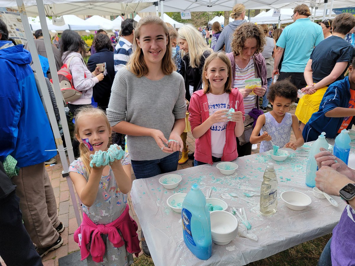 ErinBakerIMS's tweet photo. Such a great day at the #UNCScienceExpo making silly putty &amp; hoping to inspire more future scientists. 🥼🔬🧪Also, if there was an award for the dirtiest booth we definitely would have won as there was Dawn and cornstarch everywhere but >200 kids with silly putty souvenirs 😂 https://t.co/3w9Yk7zXuw