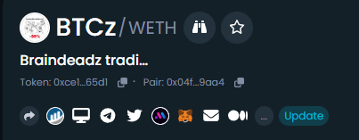 Social's on dextools have been updated.