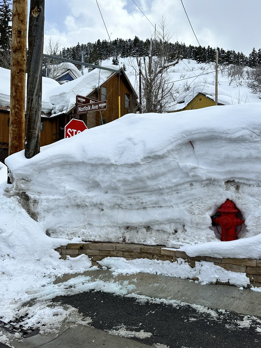 jwvice's tweet photo. Some pics from our time in Park City and Jackson Hole this week.  The snowpack and continued snowfall was amazing.  @spann, we thought of you when driving up to Jackson and saw the train.  #godscreation https://t.co/PbVSWiIX3K