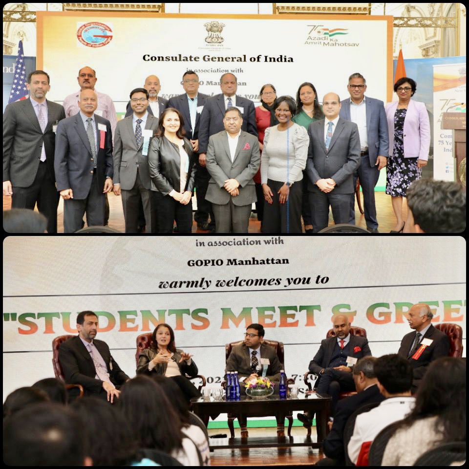 IndiainNewYork's tweet image. Young  minds powering 🇮🇳🇺🇸#KnowledgePartnership

@IndiainNewYork wid GOPIO
hosted 🇮🇳students from over 10 Universities for a meet &amp;amp; greet session. Insightful discussion wid @s_jagabathula @akshattewary @AtmaGlobalMedia @ztiinc 

Inspiring talk by @ProfBernadineW on #MentalHealth