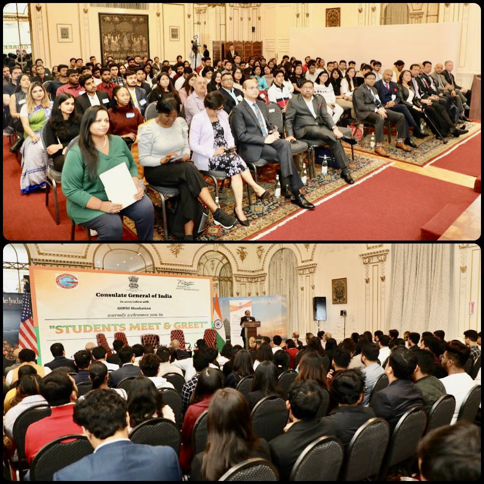 IndiainNewYork's tweet image. Young  minds powering 🇮🇳🇺🇸#KnowledgePartnership

@IndiainNewYork wid GOPIO
hosted 🇮🇳students from over 10 Universities for a meet &amp;amp; greet session. Insightful discussion wid @s_jagabathula @akshattewary @AtmaGlobalMedia @ztiinc 

Inspiring talk by @ProfBernadineW on #MentalHealth