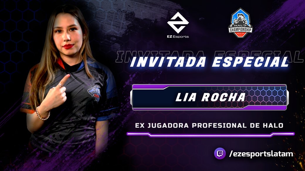 EZEsportsGG's tweet photo. ✨Una de las ex jugadoras profesionales de #HaloInfinite  en México llega a acompañarnos este domingo. 🔥

Bienvenida @lBlodreina ! Nuestra invitada super especial en la transmisión #EnVivo del @HCS #OpenSeries 4K-MX 💥

https://t.co/WULjXC2sFw https://t.co/3sx24gd3lI