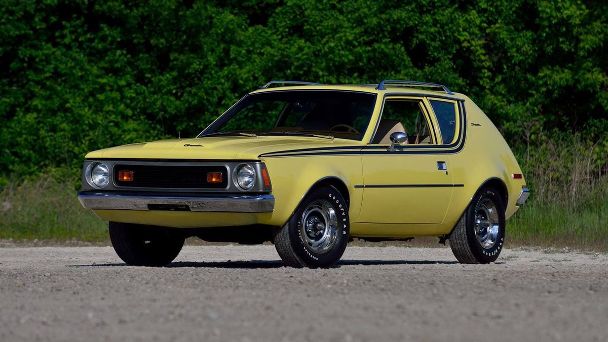 JAL69's tweet photo. Hora de la #triviaautomotriz.
Esta vez la ponemos fácil.
El #AprilFoolsDay de 1970 el #AMCGremlin apareció en el mercado estadounidense.
La pregunta ¿es cierto o es un chiste? https://t.co/zmoKNW8Jbx