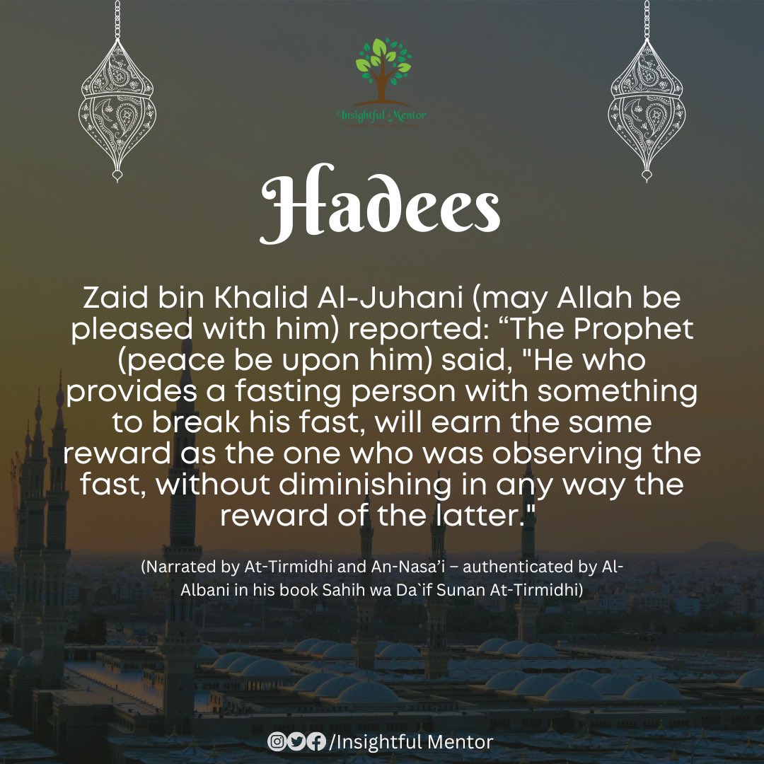 InsightfulMent1's tweet photo. #dailypost #dailyhadees #ramadankareem #ramadanmubarak #ramadan #pakistan #pak #insightfulmentor https://t.co/kKSyakjiJL
