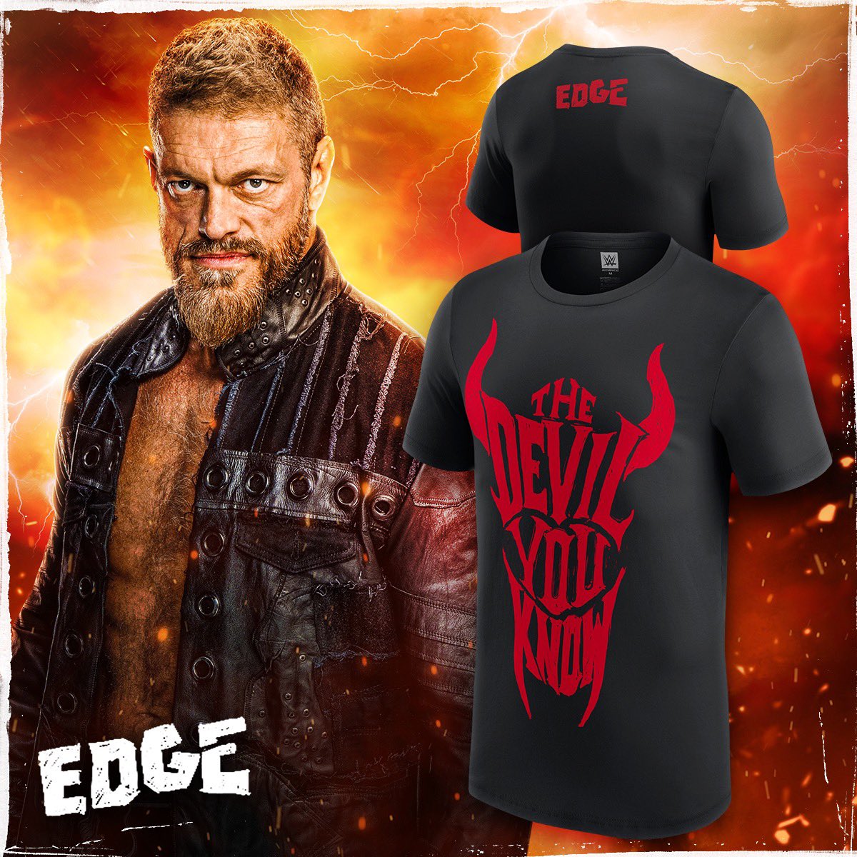 on Twitter "The Devil You Know! Edge has a NEW TShirt at