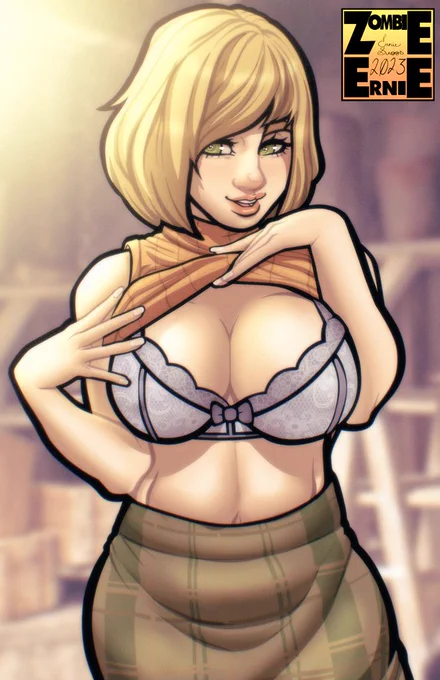 #SpicySaturdayNight Ashley is trying real hard to recruit Leon to work for her...REAL hard. 