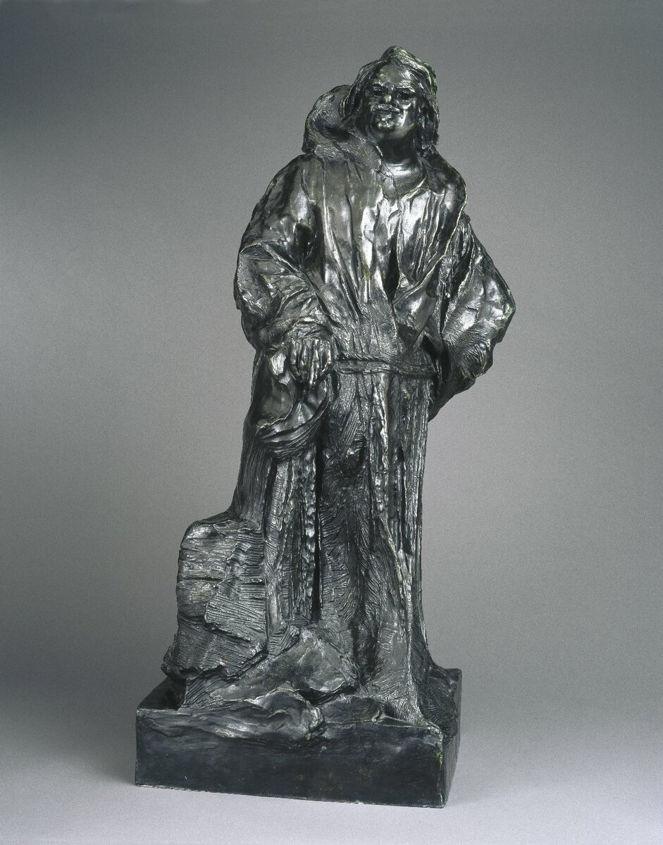 Auguste Rodin, Balzac in a Monk's Habit (Balzac en robe de moine), ca. 1893; cast 1971 #brooklynmuseum #europeanart brooklynmuseum.org/opencollection…