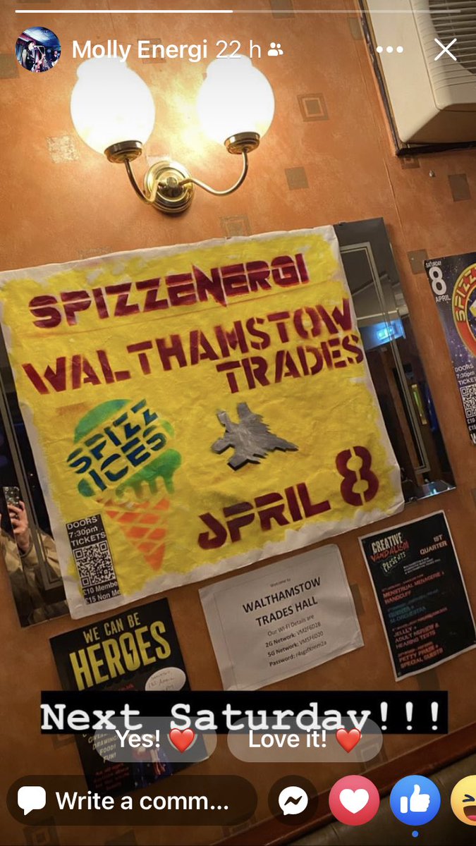 spizzenergi's tweet image. SPIZZENERGI @stowtradeshall Walthamstow next gig Sat April 8 &amp;amp; if you are in our Facebook friends you know you will want to be there! 
wegottickets.com/event/575504
As heard on #Spizz FM mixcloud.com/Resonance/spiz… 
Share if you care ❤️