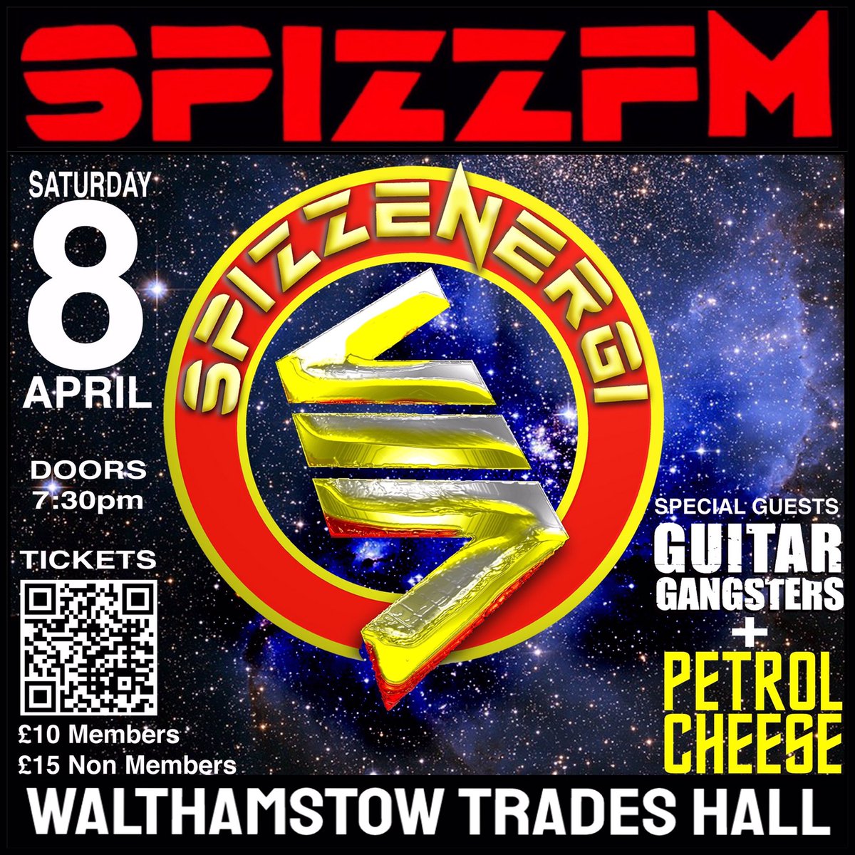 spizzenergi's tweet image. SPIZZENERGI @stowtradeshall Walthamstow next gig Sat April 8 &amp;amp; if you are in our Facebook friends you know you will want to be there! 
wegottickets.com/event/575504
As heard on #Spizz FM mixcloud.com/Resonance/spiz… 
Share if you care ❤️