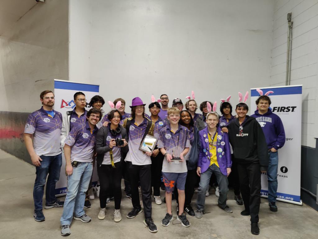 Richardson Robotics (@rhsrobot) on Twitter photo A proud day for the team! We won the Quality Award! Ranked 14 of 39 teams & made it to the semi final rounds! Find out if we are State bound soon! Also we secretly nominated <a href="/Ms_Bellone/">Laura Bellone</a> for the Woodie Flowers award and she was a finalist. <a href="/RISD_CTE/">RISD CTE</a> <a href="/RichardsonHS1/">Richardson HS</a> <a href="/RichardsonISD/">Richardson ISD</a> A proud day for the team! We won the Quality Award! Ranked 14 of 39 teams & made it to the semi final rounds! Find out if we are State bound soon! Also we secretly nominated <a href="/Ms_Bellone/">Laura Bellone</a> for the Woodie Flowers award and she was a finalist. <a href="/RISD_CTE/">RISD CTE</a> <a href="/RichardsonHS1/">Richardson HS</a> <a href="/RichardsonISD/">Richardson ISD</a>