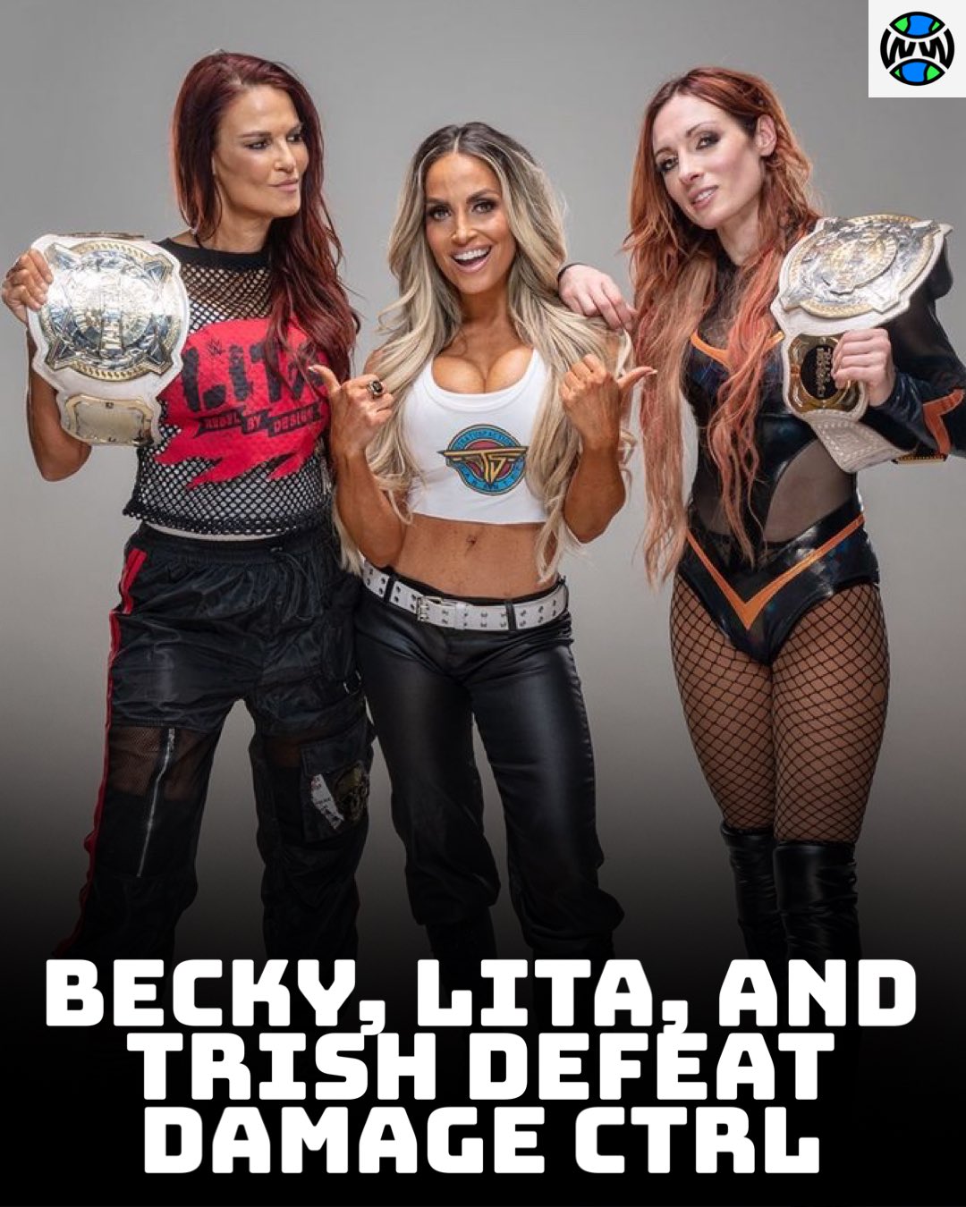 WrestlingWorldCC on X: Becky Lynch and Trish Stratus exchange