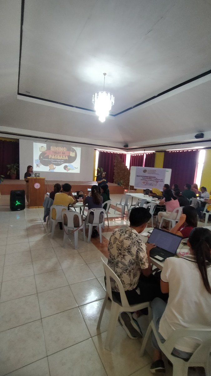 AdrieJavines's tweet photo. Gng. Gina Altares and Bb. Thomgie Tila para sa pagtalakay ng Sining at Pagbasa: Tulay sa Pagbasa 
#TuloyEskwelaProject #TEPMindoro https://t.co/rGixMdYDwx