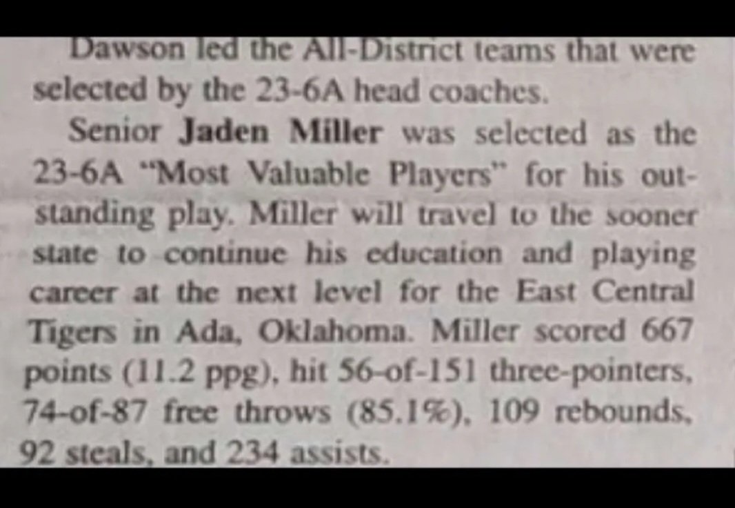 MillerMaysoon's tweet photo. An incredible senior season #1!!! https://t.co/noUlOjQzuK