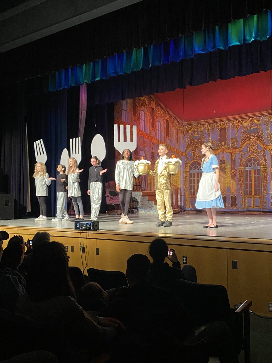 what an amazing performance! the middle school drama club put on an incredible beauty &amp; the beast! great job everyone!