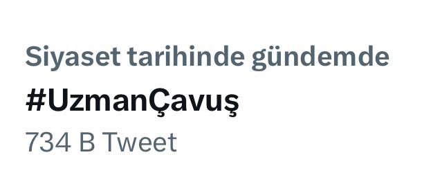 #UzmanÇavuş