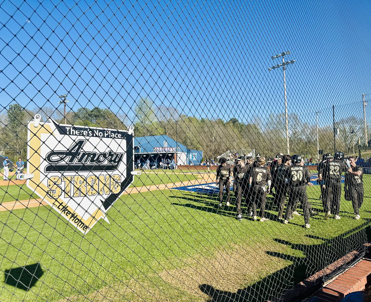 Not the outcome we wanted, but the amount of love shown today from <a href="/SHSBaseballClub/">Saltillo Baseball</a> was unreal. The tears shed and testimony given from Coach Eric Reynolds was unreal. Thank you from the bottom of our hearts for support and donation to Amory Baseball!
