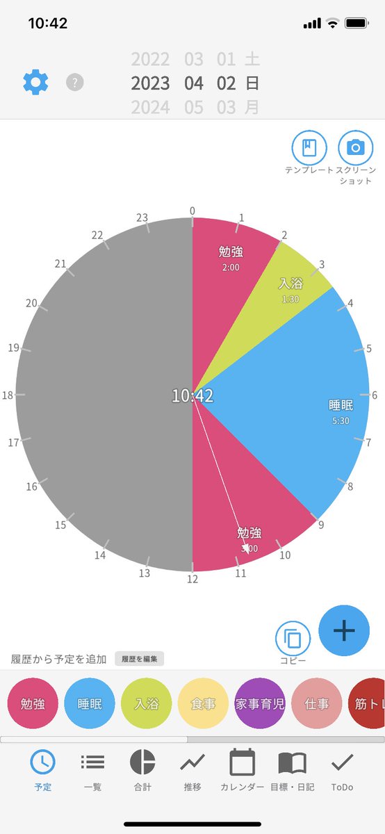 tk840328's tweet photo. 3月の振り返り
睡眠時間の最頻値は6時間。4時間にしたい🥲
家事育児は平日は妻任せ。ごめんねありがと🥰
筋トレ(今はリハビリのためストレッチのみ)は習慣化できてきた😊
そろそろ技術士二次試験の勉強を本格的にしなくては🫡

#一日予定表
#twitterは最強の習慣化ツール https://t.co/TMT4YVPYDX