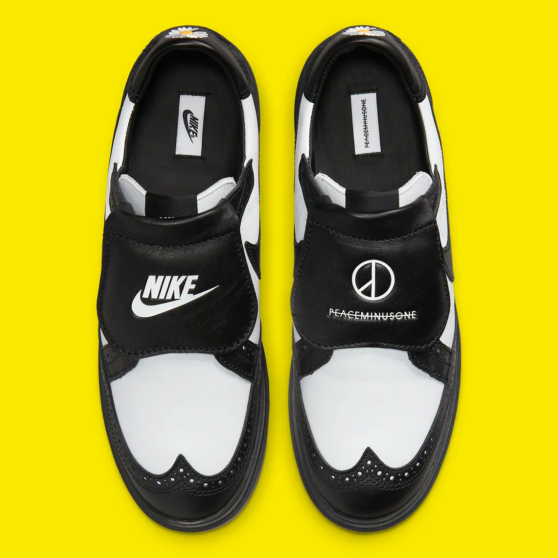 SneakerNews's tweet photo. G-Dragon's PEACEMINUSONE x Nike Kwondo 1 "Black/White" is expected to release on April 11th 🐼 https://t.co/smOBUSkpyK