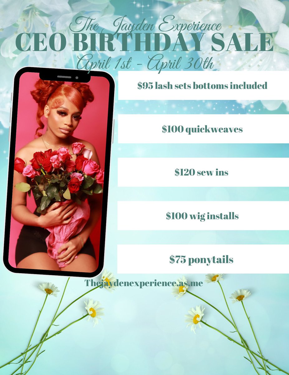 linaajayde's tweet image. book my april sale 💖 #atlhairstylist #atllashtech #explore