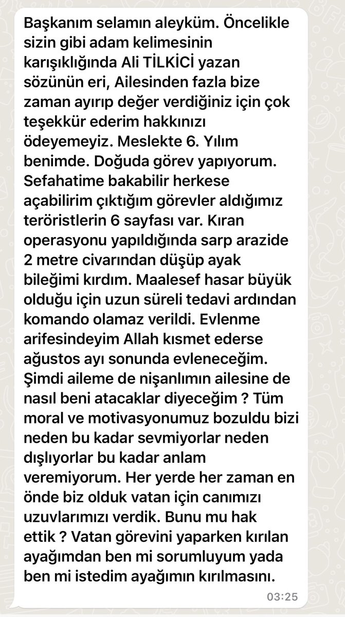 alitilkici38's tweet photo. Kahramanların ve eşlerinin yavrularının bu endişelerini giderin 
Vebal var!

 #UzmanÇavuş https://t.co/qsVe5b8XNv