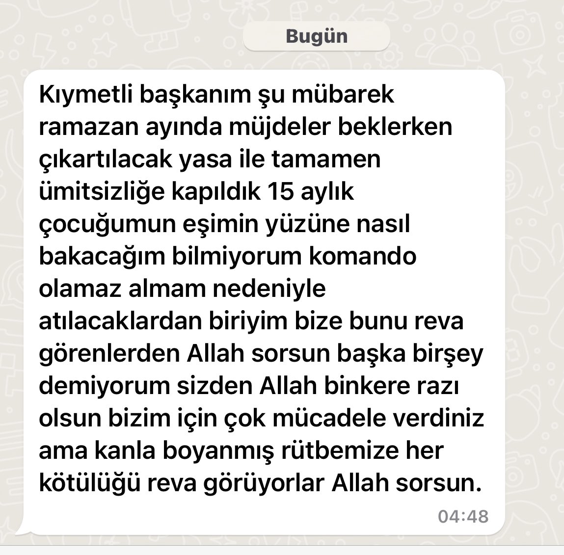 alitilkici38's tweet photo. Kahramanların ve eşlerinin yavrularının bu endişelerini giderin 
Vebal var!

 #UzmanÇavuş https://t.co/qsVe5b8XNv