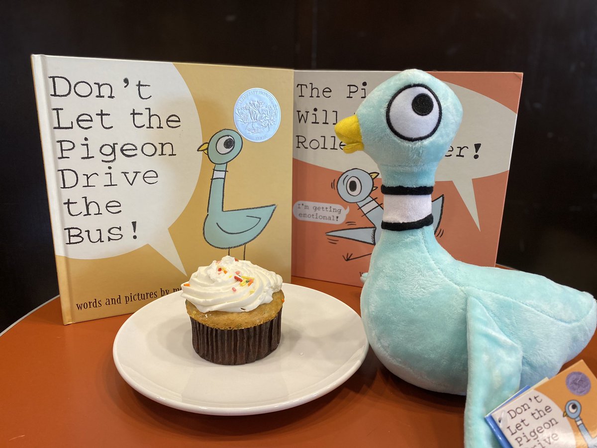 BNholyoke's tweet photo. Happy 20th anniversary to the pigeon!

We celebrated this special day with a cupcake from our #bncafe 🧁 https://t.co/smrQFrli5t