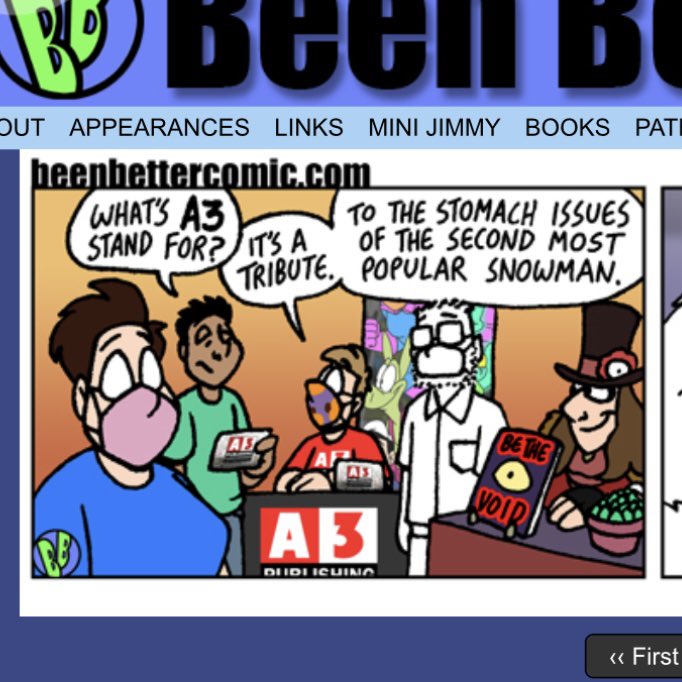 beenbettercomic's tweet photo. I finally finished yesterday’s strip!
Featuring @auntie_hydie and a new @PublishingA3 explanation.
https://t.co/CpmLXwBnrN
#beenbettercomic #webcomics #a3publishing https://t.co/cjOv8j2Bpz