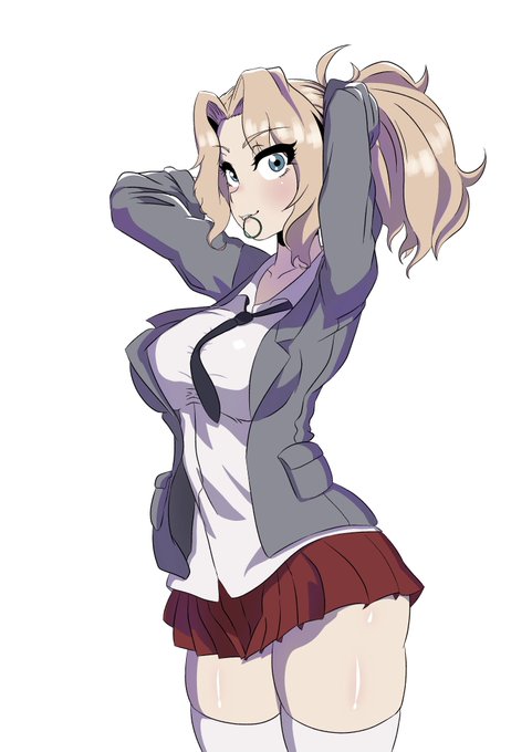 ここからの気もする。ケイさんのポニテ
 #これでフォロワーさん増えました 