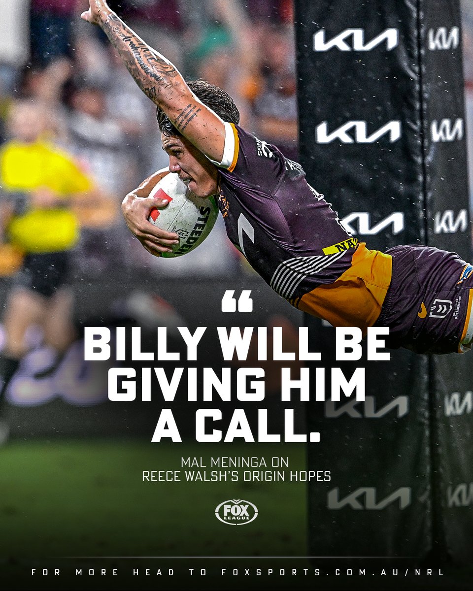FOXNRL's tweet photo. Is Reece Walsh a lock for State of Origin? 

MORE: https://t.co/RezCNBm8IB https://t.co/J93ENHa0Go