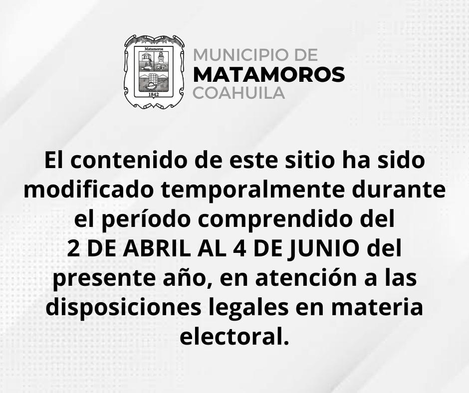 Gobierno Municipal de Matamoros, Coahuila tweet media