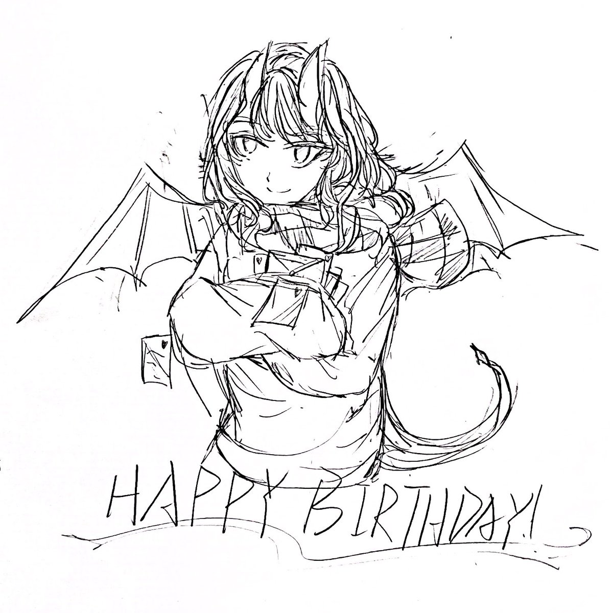 Raven_WZY's tweet photo. Happy Birthday @BadBoyHalo ！
2nd&amp;3rd are my friends’ work!
btw when one of my friends who didn’t know BBH saw what I am drawing she just sing the Birthday song to the paper lol
#badboyhalofanart #SkeppyFanArt #CaptainPuffyfanart https://t.co/XIwFCprkwN