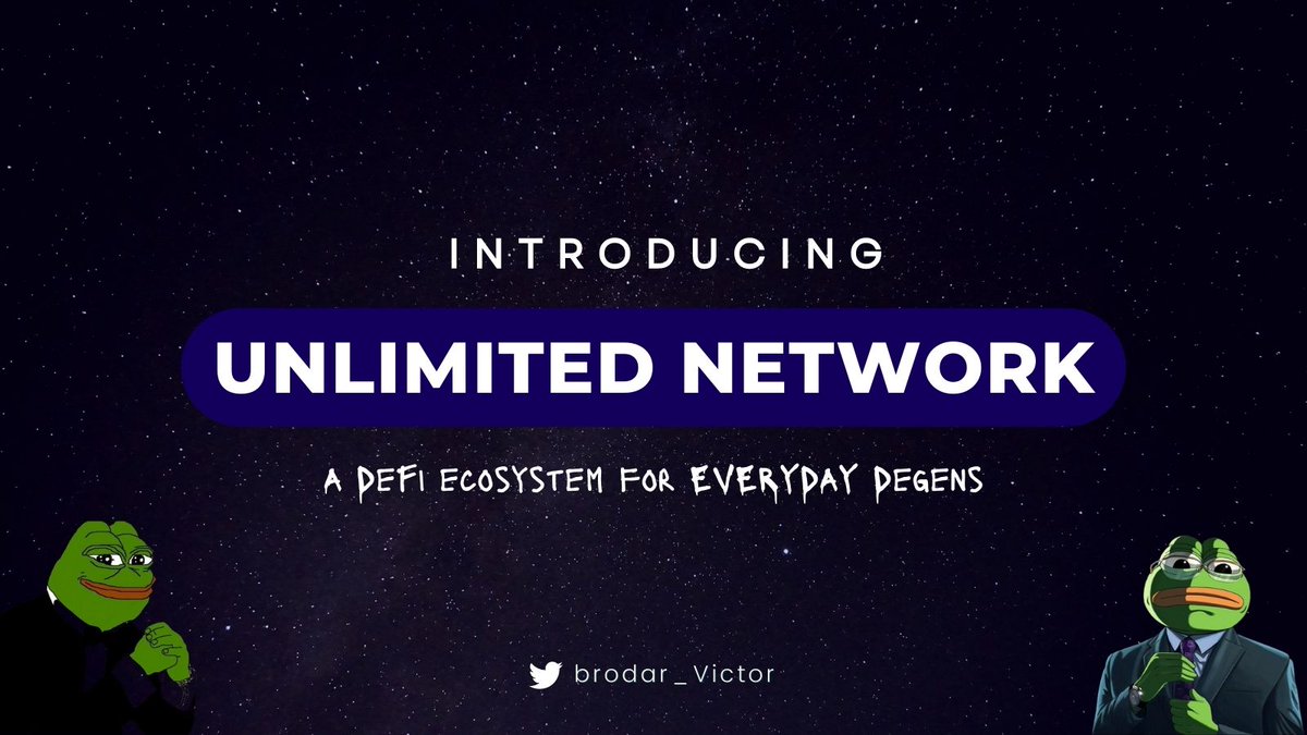 brodar_Victor's tweet photo. CEXs provide high security and trust for users.

DEXs give users access to unlimited on-chain activities with low trading fees.

When you combine these features in a non-custodial wallet, you get @unlimited_defi on #Arbitrum.

A thread.

Read till the end to win up to $250,000. https://t.co/jZr7KOjlcq