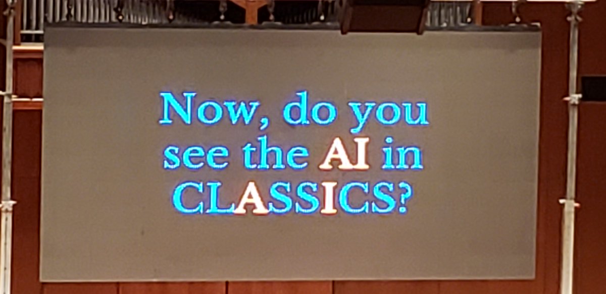 Congratulations to my <a href="/UFClassics/">UFClassics</a> colleague Dr. Eleni Bozia on her successful TEDx talk. Such a great topic - how combining the study of AI and Classics can help us create a better future! <a href="/TEDxUF/">TEDxUF</a> #TEDxUF #illuminaTED
